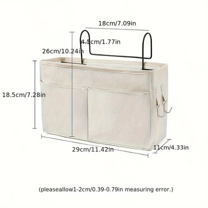 Portable Essential Hanging Storage Bag, Dormitory Bedside Storage (1pc)
