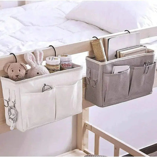 Portable Essential Hanging Storage Bag, Dormitory Bedside Storage (1pc)