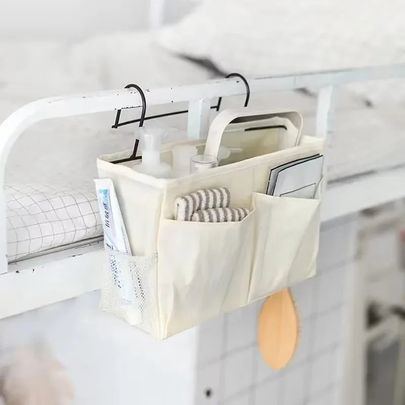 Portable Essential Hanging Storage Bag, Dormitory Bedside Storage (1pc)