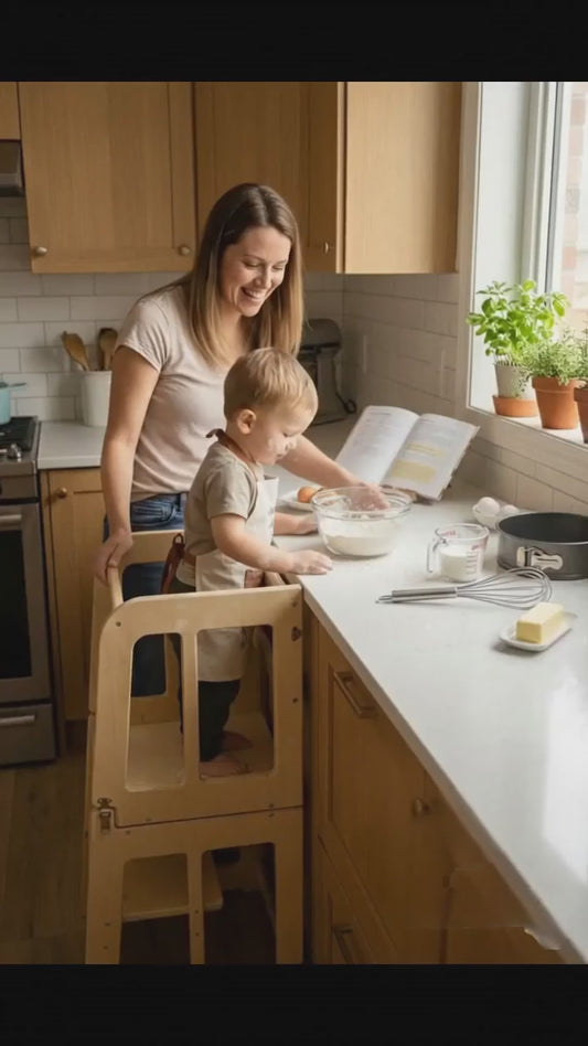 2in1 Montessori Learning Tower & Desk